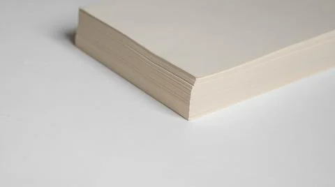 Unbleached printer paper ,paper without white pigment Stock Photos