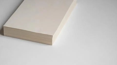 Unbleached printer paper ,paper without white pigment Stock Photos