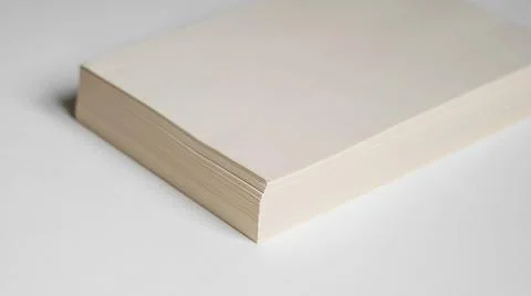 Unbleached printer paper ,paper without white pigment Stock Photos
