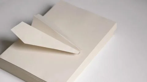 Unbleached printer paper ,paper without white pigment Stock Photos