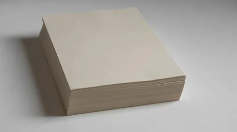 Unbleached printer paper ,paper without white pigment Stock Photos