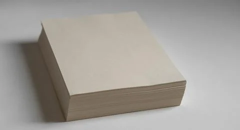 Unbleached printer paper ,paper without white pigment Stock Photos