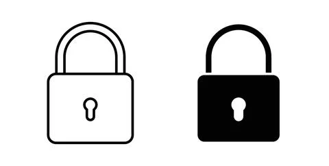 Unblocked icon symbol. Flat Vector illustration Stock Illustration
