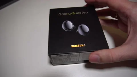 Unboxing Buds Pro. Stock Footage 151001055