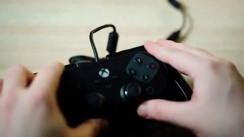 Unboxing A New Controller Stock Footage 189091711