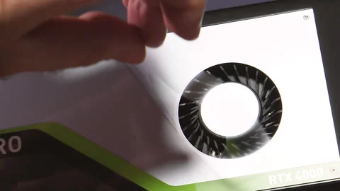 Unboxing NVIDIA RTX Pro Workstation GPU for AI Stock Footage 303428350