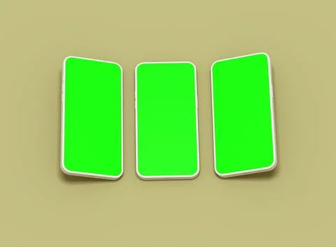 Unbranded Smartphone Template with Customizable Design for UI/UX Product Stock Illustration