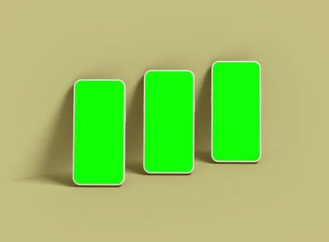 Unbranded Smartphone Template with Customizable Design for UI/UX Product Illustrazione stock