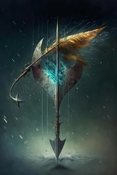 Unbreakable arrow Stock Illustration