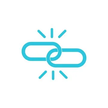 Unbreakable, Strong chain, bond, connection, link icon. From blue icon set Stock Illustration