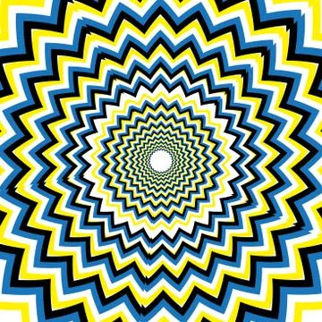 Uncanny    (motion illusion) Illustrazione stock