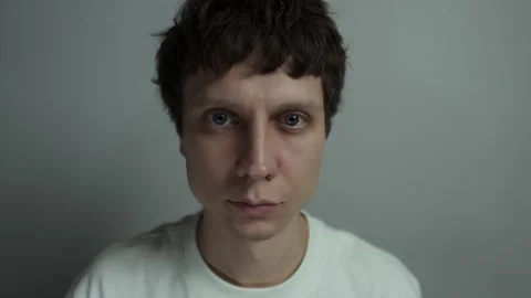 Uncertain look realizing the situation step by step Stock Footage 323437755