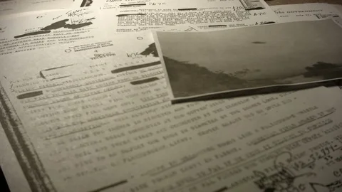 Unclassified UFO documents Video stock 90063482