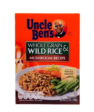 Uncle ben's rice 库存照片
