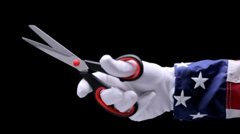 Uncle Sam cuts Stock Footage 8519909