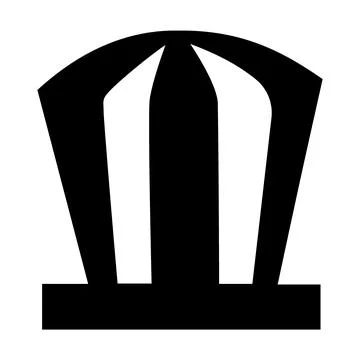 Uncle Sam hat hand drawn sketch isolated on white background. Stock Illustration