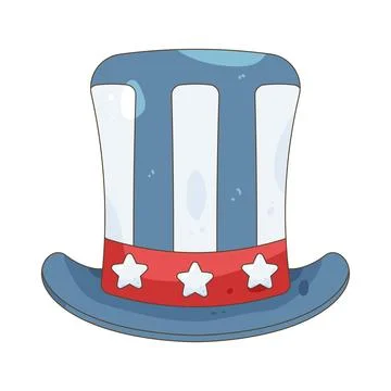 Uncle Sam hat Stock Illustration