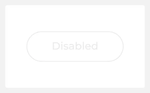 Unclickable button UI element template Stock Illustration
