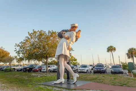 Unconditional Surrender Statue Stock Photos