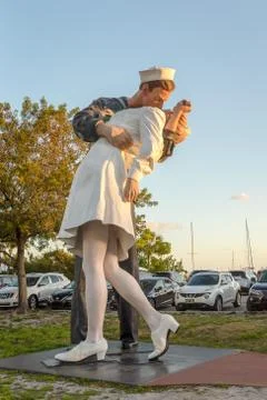Unconditional Surrender Statue Stock Photos