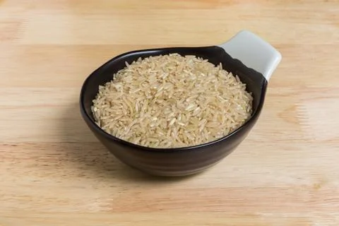 Uncooked, Brown Rice Stock Photos
