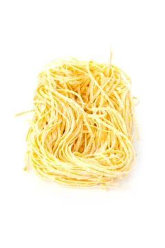 Uncooked egg pasta Stock-Fotos