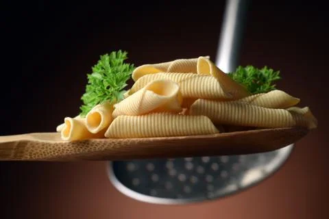 Uncooked Garganelli  Stock Photos