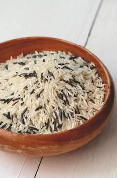 Uncooked Mixed Rice Stock Photos