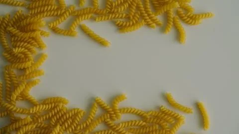 Uncooked pasta. Stock Photos
