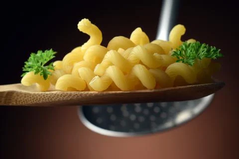 Uncooked pasta Stock Photos