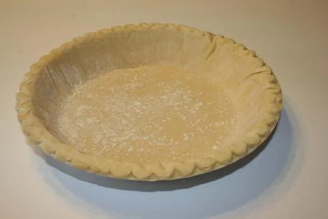 Uncooked Pie Crust Stock Photos