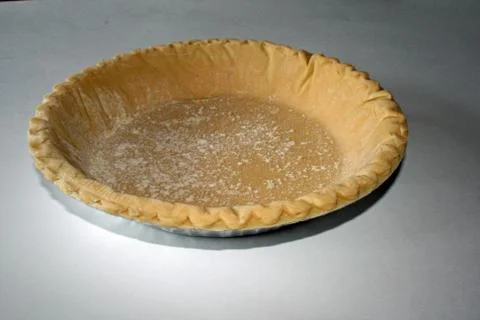 Uncooked Pie Crust Stock-Fotos