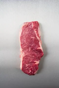 Uncooked rump steak Foto stock