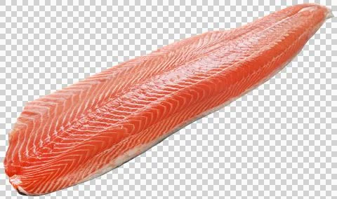Uncooked salmon Stock Photos