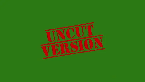 Uncut version Red Stamp Animation Stock Footage 174689237