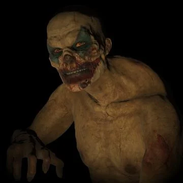 Undead clown イラスト素材