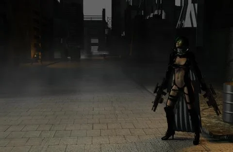 Undead hunter Stock-Illustration