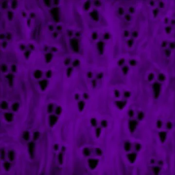 Undead Purple Ghost Texture – Haunted Spirit Pattern Background Stock-Illustration