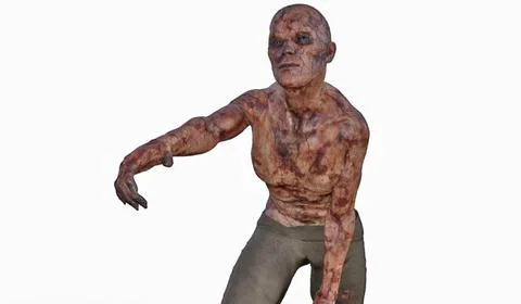 Undead Zombie - Fully Rigged Avatar 3D Model