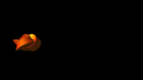 Undefined figure gold flat texture cube  moving black background 3d renderin Stock Footage 243083739