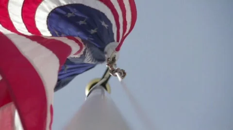 Under the American Flag Vídeos de archivo 761501
