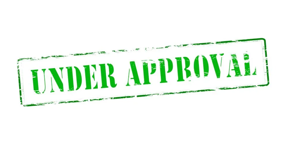 Under approval Stock Illustration