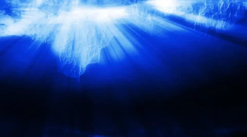 Under Arctic Ice Stock Footage 24738104