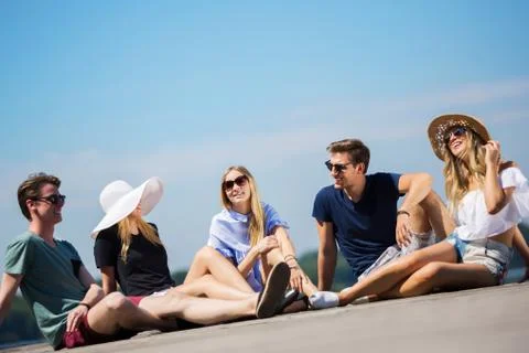 Under the blue sky Stock Photos
