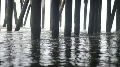 Under the boardwalk Stock-Footage 11484997