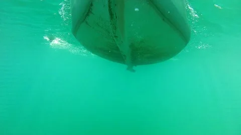 Under the boat Stock Footage 11973513