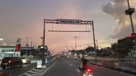 Under the bridge in the evening Stock-Footage 236635053