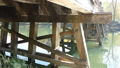 Under the bridge Stock Footage 8913401