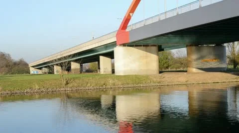 Under the bridge Stock Footage 11132274