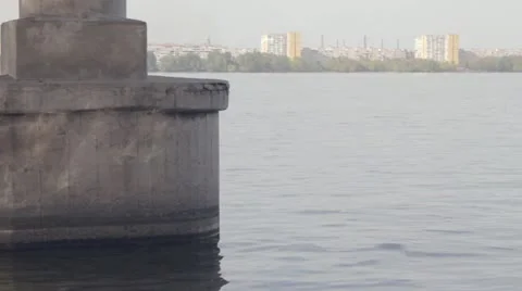 Under the bridge Stock Footage 11313183